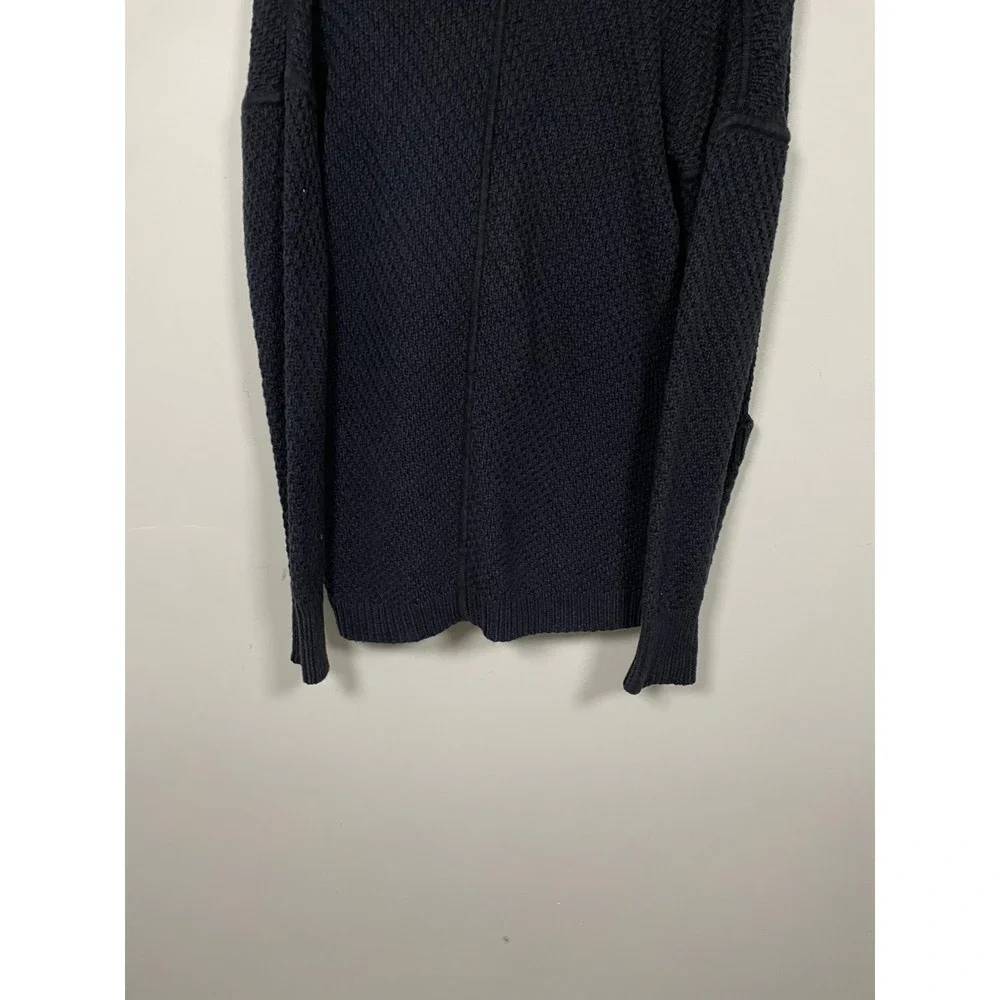 Lululemon Post Practice Cardigan in Black Athleisure Fall Cozy Relaxed Layering